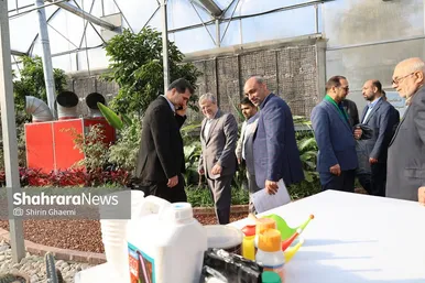 گزارش تصویری | بازدید از مرکز تولیدات سازمان پارک‌ها و فضای سبز