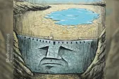 کارتون| کاهش ۱۲ درصدی حجم آب سد تبارک در استان خراسان رضوی
