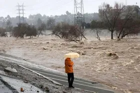 سنگین&zwnj;ترین بارش باران در تاریخ &laquo;لس&zwnj;آنجلس&raquo; + عکس