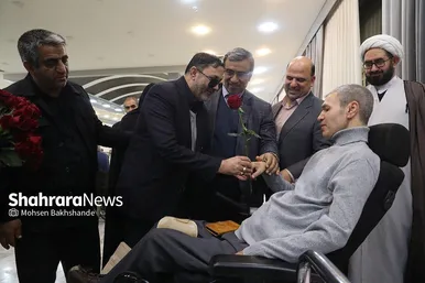 گزارش تصویری | بازدید استاندار خراسان رضوی از مرکز توانبخشی جانبازان نخاعی امام خمینی (ره)