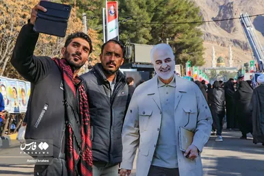 مزار شهید سلیمانی در سومین سالگرد شهادت
