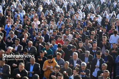 اقامه نماز عید سعید فطر در محله گلشهر (۲۲ فروردین ۱۴۰۳)