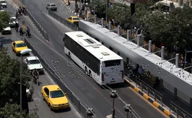 بازدید شورای شهر تهران از مرکزکنترل ترافیک و خط ۳ بی آرتی مشهد