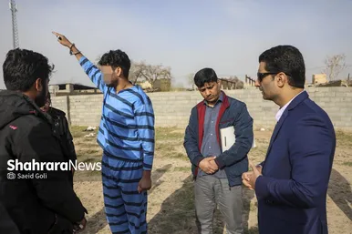 گزارش تصویری | بازسازی صحنه قتل در روستای «امرغان»