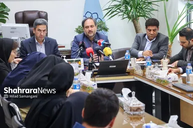 گزارش تصویری | نشست خبری معاون مالی و پشتیبانی شهرداری مشهد