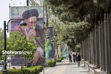 گزارش تصویری | فضاسازی شهری به مناسبت اولین سالگرد شهدای خدمت در مشهد