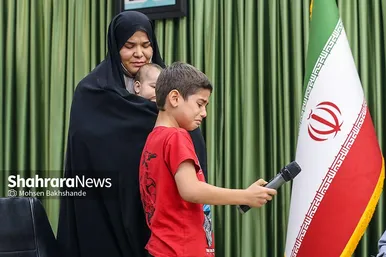 گزارش تصویری | دیدار آیت الله علم الهدی با خانواده شهدای هوافضای سپاه در جنگ ۱۲ روزه