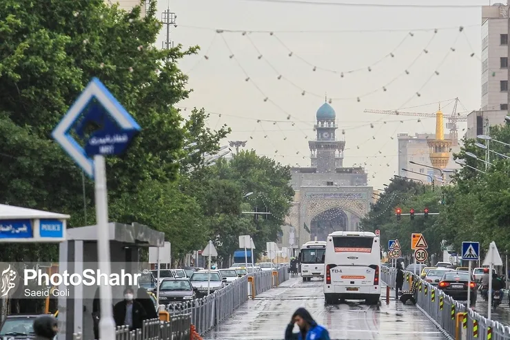 بارش‌های رگباری در خراسان رضوی از امروز تا جمعه
