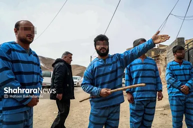 گزارش تصویری | بازسازی صحنه جنایت در روستای جغری
