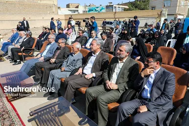 مراسم کلنگ‌زنی احداث ۱۰۵ کلاس آموزشی در حاشیه شهر