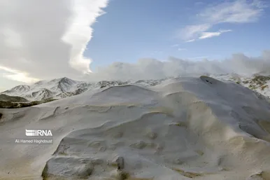 ایران زیباست | طبیعت برفی روستای «زندانه»