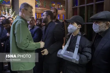 گزارش تصویری | مراسم یادبود درگذشتگان خانواده معاون رئیس‌جمهور