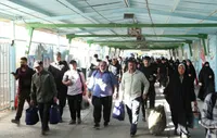تردد اربعینی در مرز مهران از ۵۰۰ هزار زائر گذشت (۳ مرداد ۱۴۰۵)