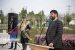 آیین رونمایی از یادمان «گذر سیاوش از آتش» در جلوخان فردوسی برگزار شد