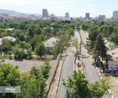 تصاویر هوایی از بازگشایی معابر پادگان لشکر ۷۷ ارتش در مشهد