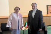 رایزنی وزیران خارجه ایران و فیلیپین در سازمان ملل + فیلم