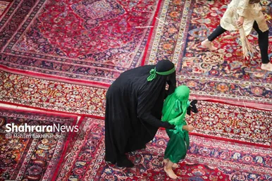 مراسم عزاداری روز دوازدهم محرم در حسینیه کرمانی‌های مشهد