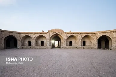 کاروانسرای روستای قاسم آباد در شهرستان بجستان خراسان رضوی