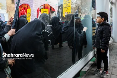 تشییع پیکر مطهر ۱۰ شهید گمنام در مشهد