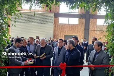 عکس‌هایی از حضور وزیر صنعت در شهرک صنعتی توس مشهد