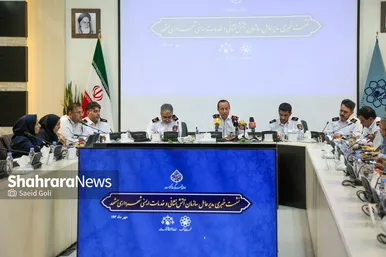 گزارش تصویری | نشست خبری سازمان آتش‌نشانی مشهد