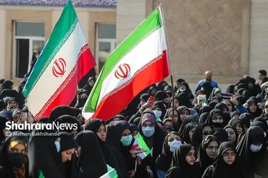 تشییع پیکر دو دانشجوی شهید حافظ امنیت در دانشگاه فردوسی
