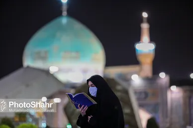 مراسم احیاء شب ۱۹ ماه مبارک رمضان در حرم مطهر رضوی