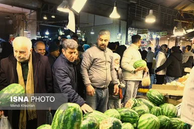 ایران زیباست | شب یلدا بازار همدان