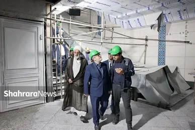 گزارش تصویری | بازدید اعضای حوزه علمیه خراسان از فاز یک خط سه قطارشهری مشهد