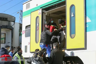 برخورد دو قطار مترو تهران ـ کرج