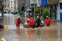 ویدئو| وقوع سیل در استانبول ترکیه