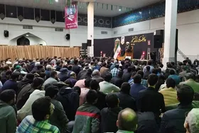 مراسم وداع با پیکر شهیدان مدافع امنیت در مشهد برگزار شد