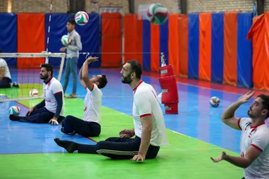 اردوی تیم ملی والیبال نشسته در مشهد