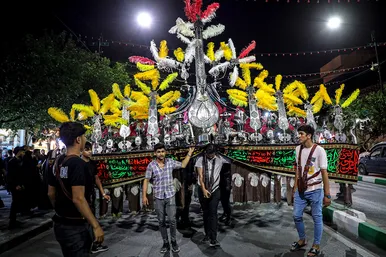 دسته عزای حضرت جوادالائمه (ع) در مشهد