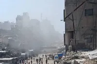 مرکز پلیس غزه بمباران شد (۱۵ اردیبهشت ۱۴۰۵)