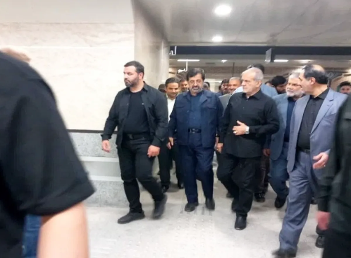 پزشکیان از پروژه متروی قم بازدید کرد