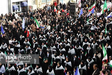 گزارش تصویری | اجتماع بزرگ دختران و بانوان جان فدا - اهر