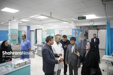 گزارش تصویری | بازدید سرزده فرماندار مشهد از بیمارستان شهیدکامیاب (اورژانس سزاوار)