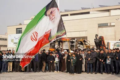 گزارش تصویری | مراسم تشییع پیکر شهید «عیسی علیپور» از شهدای خدمت شهرداری مشهد ۲