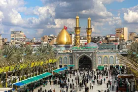 طلاکاری گنبد جدید حرم امام حسین(ع) با فناوری&zwnj;های نوین ایرانی