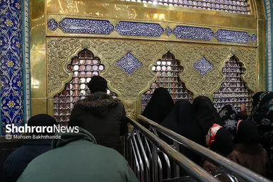 شب عید مبعث در حرم مطهر رضوی