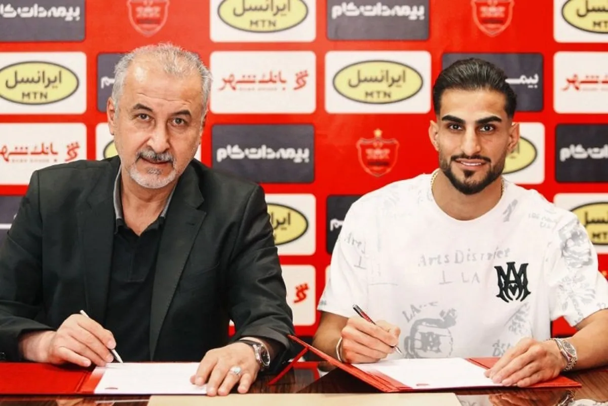 قرارداد شهاب با پرسپولیس امضا شد + عکس