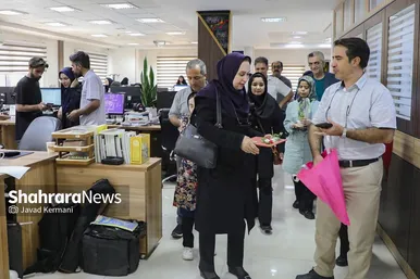 بازدید جمعی از مسئولین شهری مشهدمقدس از موسسه فرهنگی شهرآرا (۱۶ مرداد ۱۴۰۳)