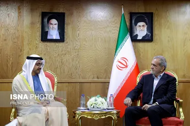 عکس‌هایی از دیدارهای مهمانان مراسم تحلیف با رئیس جمهور