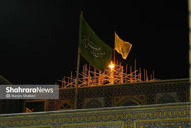 حال‌وهوای حرم مطهر امام‌رضا(ع) در شب میلاد کریم اهل‌بیت(ع)