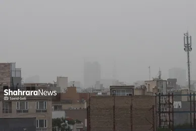 هجوم ریزگرد‌ها از ترکمنستان به مشهد (۲۵ خرداد ۱۴۰۱)