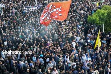 مشهد در ماتم رئیس جمهور شهید (۲)
