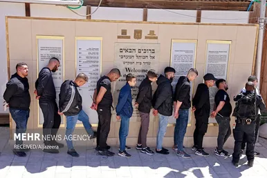 درگیری فلسطینی‌ها با رژیم صهیونیستی در بیت المقدس
