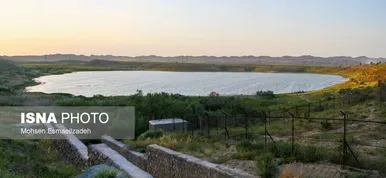 عکس‌هایی از دریاچه بزنگان در خراسان رضوی