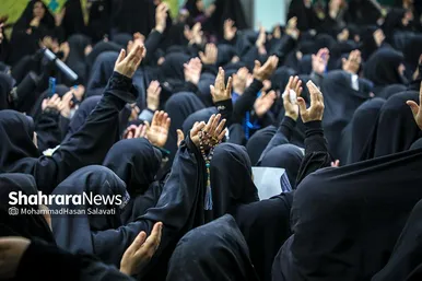 تشییع پیکر بانوی شهیده فاطمه دهقان از شهدای حادثه تروریستی کرمان